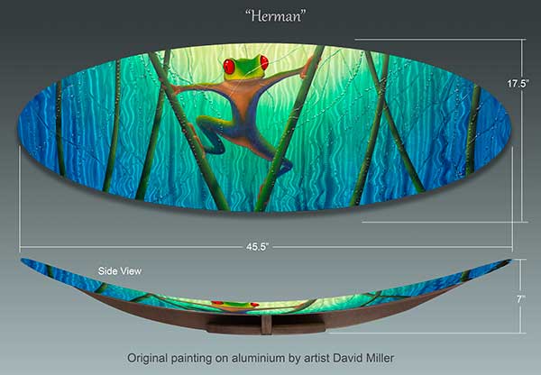 Art on Aluminum by David Miller 